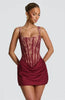 Lace Corset Mini Dress Women Square Neck Wide Strap Ruched Satin Bodycon Short Dress Club Party Cocktail Vestidos