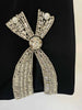 High Street Designer Runway Suit Set Women's Diamonds Beaded Short Blazer Skirt Suit