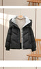 2026New Winter Hooded Down Cotton-Padded Jacket Women's Loose All-Match Thicken Warm Parkas Short Coat Female Casual Ladies Tops