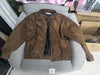 American Retro Brown Faux Suede Coat Women Lapel Solid Zipper Short Jacket Autumn Winter Long Sleeve Zipper Outwear