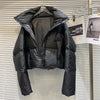 Winter Clothing Parkas Women's Outwear Short Coats Korean Rhinestone Coat Ladies Thickened Warm Cotton Puffer Jackets