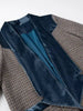 Woolen Plaid Long Coat Women Turn-down Collar Loose Long Sleeve Button Elegant Outwear Female Thicken Spring Street Jacket