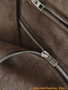 Spring Women's Brown Suede Short Jacket Loose Lapel Zipper Long Sleeve Motorcycle Coat Female Lady High Street Outwear