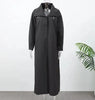 Women Solid Casual Long Trench Coat Lapel Collar Single Breasted Long Sleeve Loose Windbreaker Spring Autumn Streetwear
