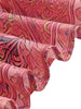 Women's Vintage Elegant Printed High Neck Kaftan Dress Long Sleeves Loose Elegant Evening Midi Dresses Robe