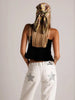 Back Sequin Star Long Pants Women Casual Contrast High Waist Loose Wide Leg Trousers Lady Spring Autumn Bottoms