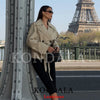 Holiday Casual Chic Women Short Trench Coat Double Breasted Sashes Jacket Trench Spring Sumer Office Trench