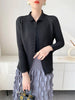 Yellow Pleated Women's Elastic Slim Cardigan Coat Autumn Outerwear Stand Collar Jacket 2DB3894