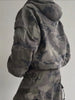 Camouflage Printed Pant Set Women's Hooded Zipper Pockets Coats High-waist Wide-leg Trousers Autumn Outfit