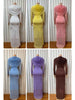 Chic and Elegant Women's Evening Dress Mesh Draped Collar Long Sleeve Bodycon Mid Dress Slim High Waisted Sexy Ladies Dress