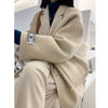 Autumn Women Woolen Coat Turn Down Collar Regular Length Coat Women Winter Blazer Clothes Coats Tops