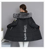 Parkas Women Winter Jacket Coat Hooded Fur Collar Outwear Female Parka Thick Cotton Padded Female Overcoat
