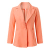Autumn Pink Blazer Women Slim Elegant Blazers Jacket Women's Buttons Double Breasted Blazer Office Ladies Work Coats Jacket
