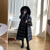 Winter Women 90% White Duck Down Jackets Ultra Light Warm Long Parkas Real Fox Fur Collar Female Hooded Snow Coats