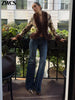 Printed Faux Fur Splicing Jacket Autumn Winter V-neck Slim Waist Cinched Full Sleeve Cropped Coat Women's Outwear