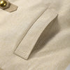 Black Court Style Cropped Jacket For Women Elegant O-neck Long Sleeve Double Breasted Coat Lady Spring Chic Outwear
