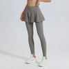 Yoga Pants Women's High Waist Tennis Skirt Fitness Speed Drying Running Pocket Sports Skirt Tight Pants