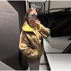 Spring Contrast Knitted Cardigan Jackets For Women Elegant Long Sleeve Pockets Zipper Sweater Street Lady Chic Outwear