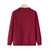 O-neck Women Autumn Winter Coat Middle-Aged Elderly Mother Knitting Cardigan Sweater Coat Warm Loose Jacket Grandma Clothin