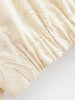 Women O Neck Long Sleeve Embroidery Jacket Front Zipper Loose Crop Outerwear Lady Commuting Casual Outfits