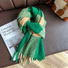 Winter Cashmere Scarf Women Design Warm Pashmina Blanket Poncho Scarves Female Shawl Wraps Thick Foulard Bufanda