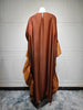Eid Muslim Abaya Women Dress Satin Bat Sleeve Vestidos Largos Party Dresses Arab Long Robe Morocco Dubai Kaftan Silky Jalabiya