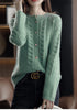 Autumn Knitted Cardigan Women's Jacket Long Sleeve Korean Loose Round Neck Cardigan Sweater Jackets Women Casual Knit Top