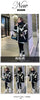 Black Medium Long Parker Cotton Jacket Women's Winter Korean Version Loose Down Cotton Splicing Hooded Coat Warm Top