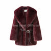 Winter Brown Belted Faux Fur Coat Women Thick Warm Long Fox Fur Jacket Chic Brand Girls Furry Overcoat