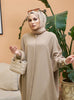 Abaya Dress Muslim Robe Abaya Ramadan Ladies Long Sleeve Islamic Dress Middle East Abayas Women Clothing Without Hijab
