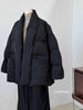 Lagabogy Winter Belt Waist-Tight Elegant Warm 90% White Duck Down Jacket Female Long Sleeve Solid Color V-neck Puffer Coat