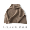 Pullover Scarf Knitted Cashmere Shawl Winter Scarves False Collar Coat Bib Warm Turtleneck Slit Jumper Shawl for Women