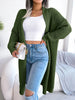 Women's Solid Color Shawl Collar Knit Cardigan Sweater for Autumn Winter Casual Vacation Coat