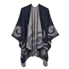 Winter Poncho Women Capes Scarf Imitation Cashmere Ladies Scarves Warm Shawls Wraps Woman Ponchos Bufanda Mujer Foulard