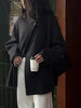 Autumn Winter Stand Collar Women's Double-faced Woolen Coat Korean Single Breasted Thick Overcoat DB5065