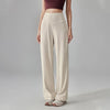 Elastic High Waist Wide Leg Yoga Pants Women Sexy Hip Lifting Gym Pilates Workout Pant Solid Color Slim Straight Sport Trousers