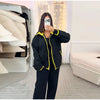 Spring Contrast Knitted Cardigan Jackets For Women Elegant Long Sleeve Pockets Zipper Sweater Street Lady Chic Outwear