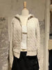 Twisted Flower Knitted Cardigan Sweater Women Autumn Long Sleeve Hooded Zipper Short Coat Streetwear Sweaters Y2K Tops