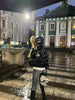 Faux Fur Hooded Cotton Puffer Jacket Women Winter Quilted Zipper Pocket Coat Y2K Retro Padded Parkas High Street Outerwear