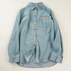 Harajuku Cotton Denim Spring Blouses Long Sleeve Women's Embroidered Shirts Pretty Blouses Woman Jean Shirts