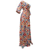 Long Dress Women Dresses A Line Vestidos Y2k Streetwear V Neck Full Sleeve Print Dot Elegant Party Night Work High Waist