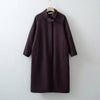 Women Spring Wool Long Coat Maxi overcoat