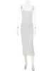 Solid Lace Patchwork Camisoles Hip Wrap Sheath Outfits Sexy Club Women Dresses Female Bodycon Elegant Streetwear