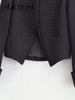 Women Baroque Cropped Jacket Military Inspired Structured Shoulder Asymmetric Hem Elegant Short Blazer Jacket Outerwear