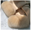 Woolen Coat Oversize Ladies Outerwear Winter Women Natural Fox Fur Collar Cuffs Jacket Hood Cashmere Wool