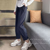 Autumn Winter Thickened Warm Harem Pants Women Versatile Casual Loose Corduroy Pants Lady Elastic Waist Plus Velvet Trousers