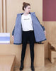 Winter Women Lamb Wool Thick Denim Jacket 3XL Loose Hooded Windbreaker Coat Casual Zipper Jeans Outerwear Warm Parkas