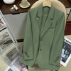 Autumn Long Sleeve Single Breasted Blazer Mujer Blazers For Womens Casual Coat Winter Jackets For Women Outerwear
