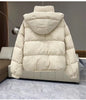 Autumn Winter Down Cotton Jacket Women's Korean Cotton-Padded Thicken Warm Hooded Parkas Short Coat Female Casual Ladies Top
