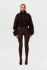 Women Cropped Teddy Fleece Jacket Half Zip High Neck Long Cuff Sleeve Loose Casual Autumn Winter Fuzzy Warm Outerwear
